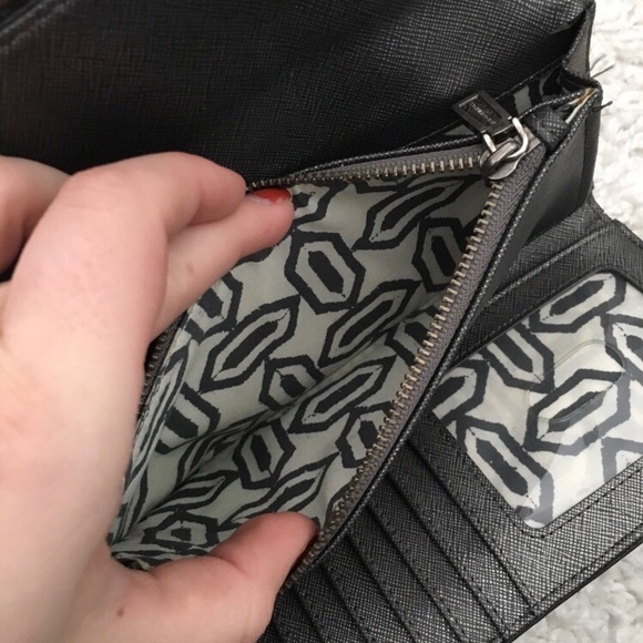 Rebecca Minkoff Safiano Turn Lock Mason Wallet - Picture 10 of 16